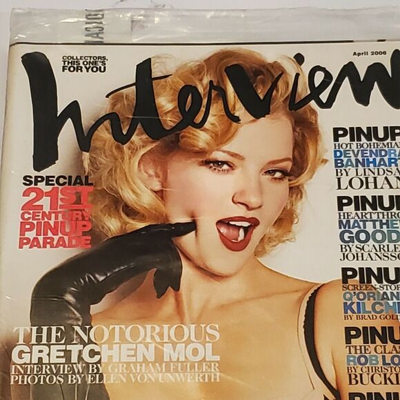 NEW Gretchen Mol Interview Magazine April 2006 Factory Sealed - Picture 2 of 5